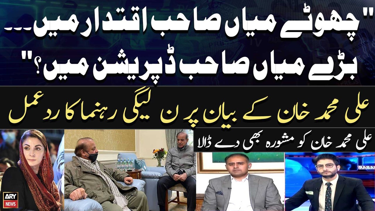 PMLN leader reacts to Ali Muhammad Khan's state...