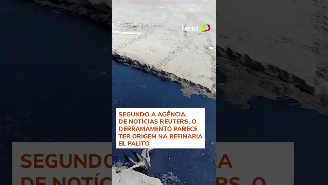 Vazamento de petróleo atinge praias da Venezuela #shorts