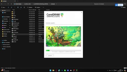 Guia de instalação do CorelDRAW 2022