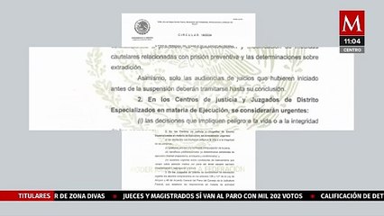 El CJF atenderá como asuntos urgentes la calificación de detenciones y prisión preventiva