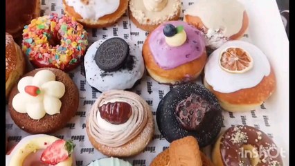 Korean Donut Mukbang Compilation