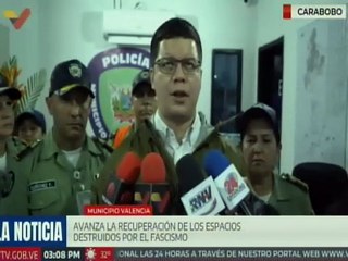 Gobierno Bolivariano recupera espacios vandalizados por la derecha fascista en el edo. Carabobo