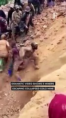 Miners in Congo Make Dramatic Escape From Collapsed Gold Mine