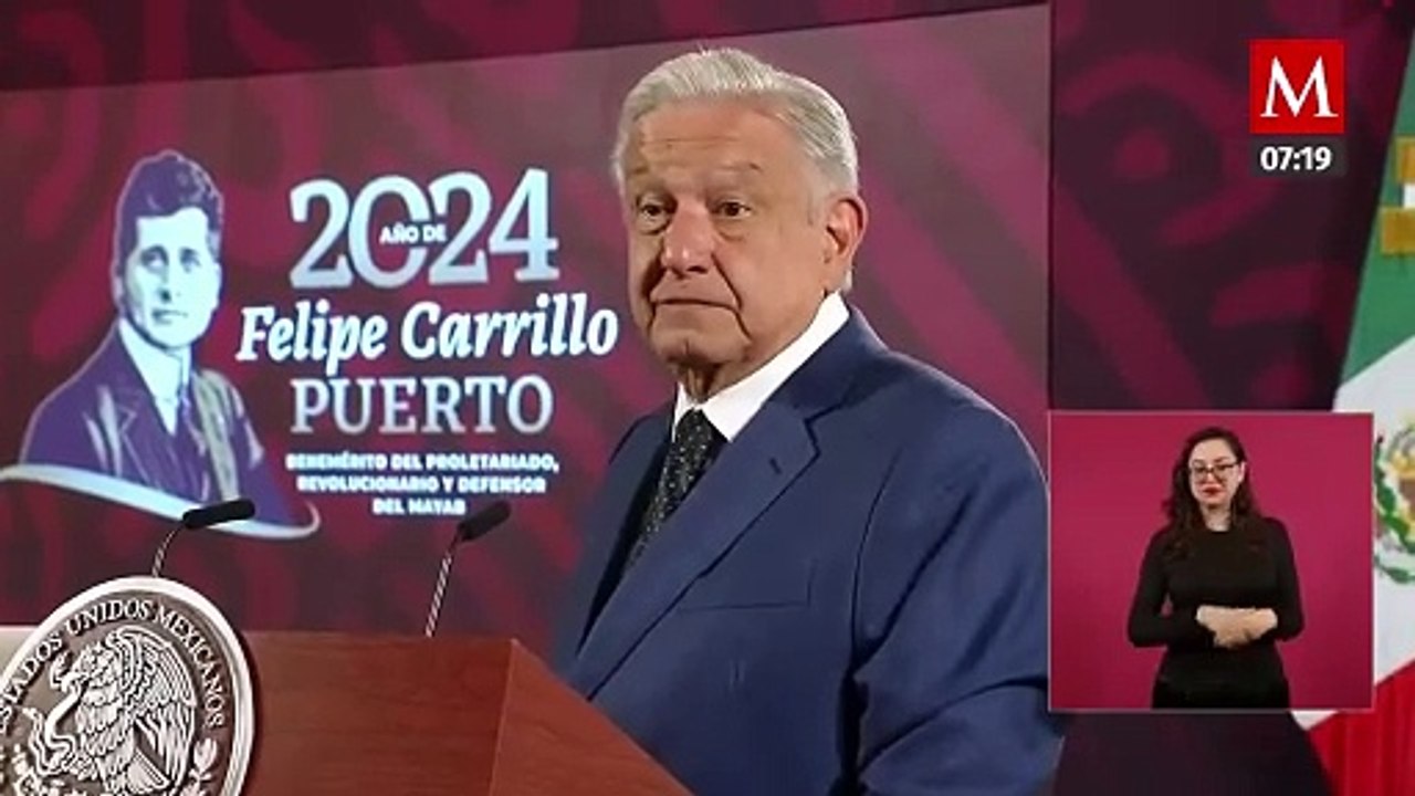 AMLO reta a empresarios opositores a reforma del PJ: "no se oculten detrás de membretes"
