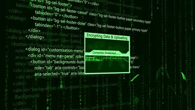 Hacked screen video _ system hacking background loop _ Hacker stock footage _ Royalty Free Footages(720P_HD)