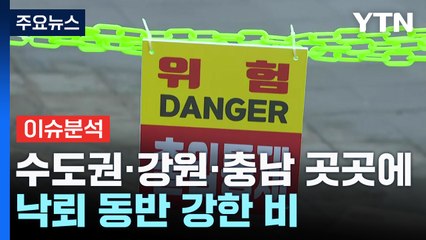 수도권도 낙뢰 동반 강한 비...태풍 '종다리' 현재 상황은? / YTN