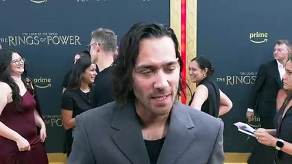 A Rings of Power fan turned up outside Maxim Baldry’s house