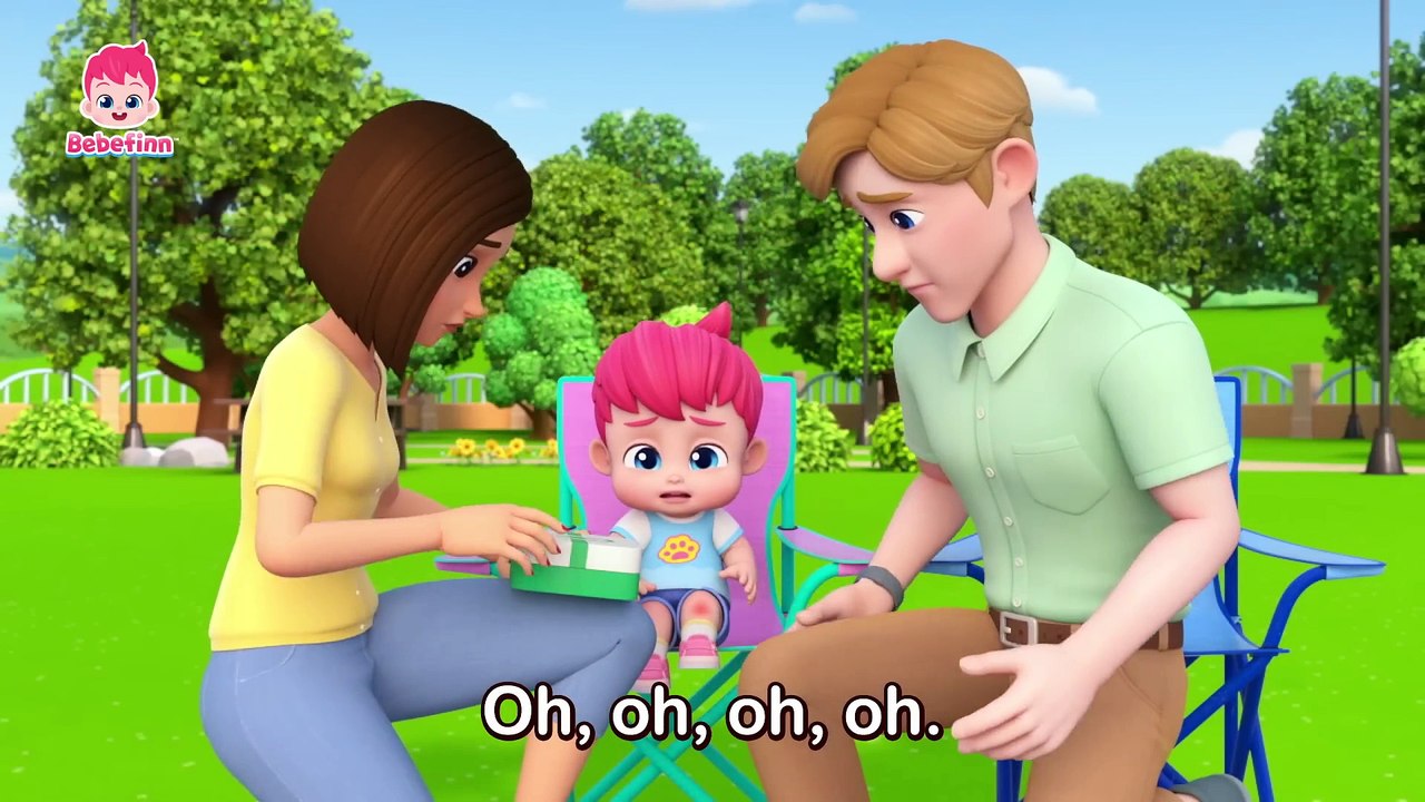 Ouch! Bebefinn Got A Boo Boo!    Boo Boo Song In The Park   Fun Nursery Rhymes for Kids