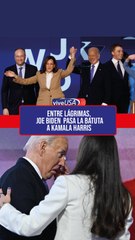 "Les di lo mejor de mí": Biden se despide y pasa la batuta electoral a Harris