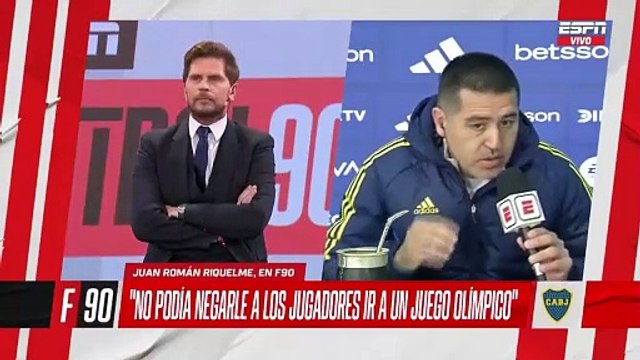 Riquelme se enojó con un periodista y abandonó la entrevista