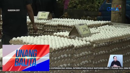 Presyo ng itlog sa Mega Q Mart, tumaas | Unang Balita
