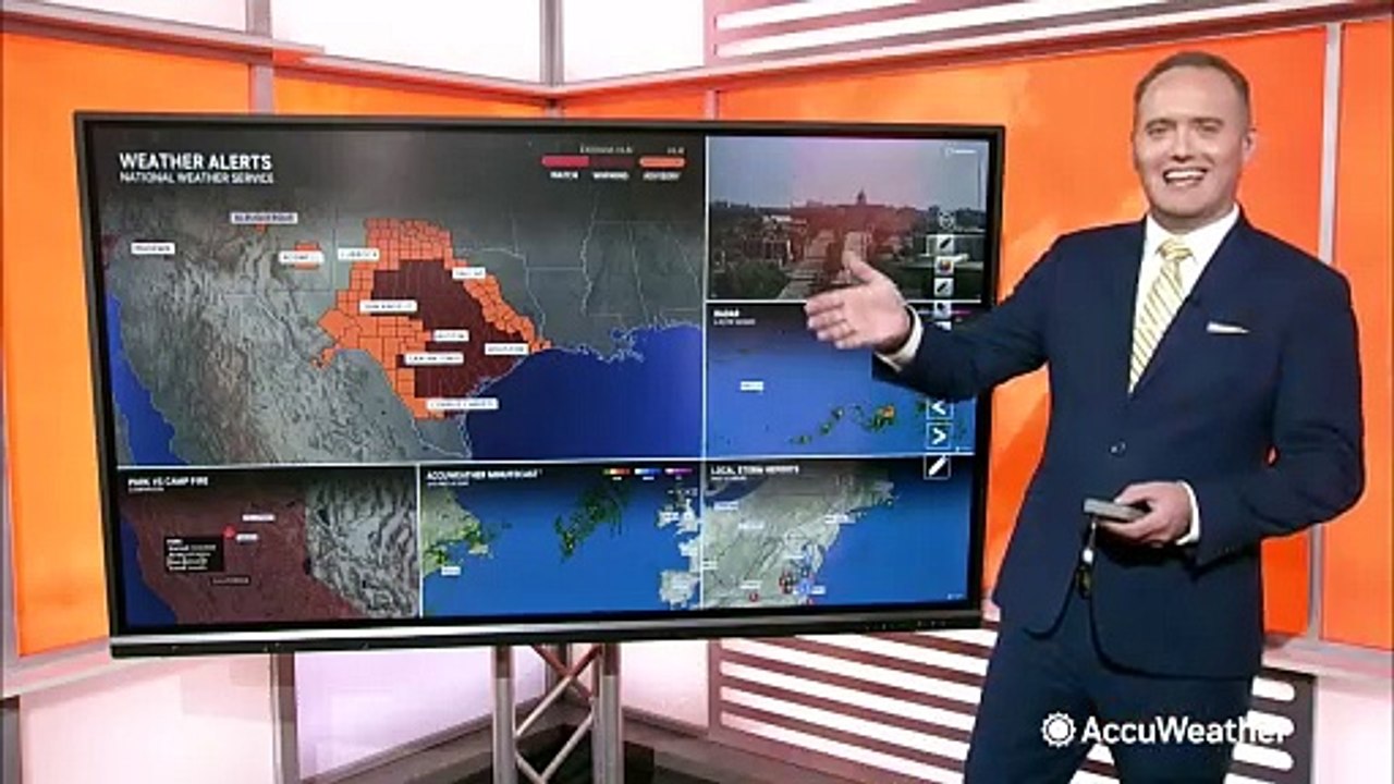 Widespread, intense heat sticking around for the Southern Plains