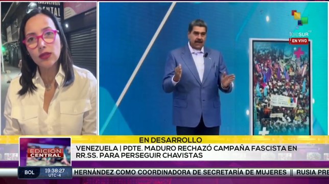 Pdte. Maduro rechaza campaña mediática sobre Venezuela