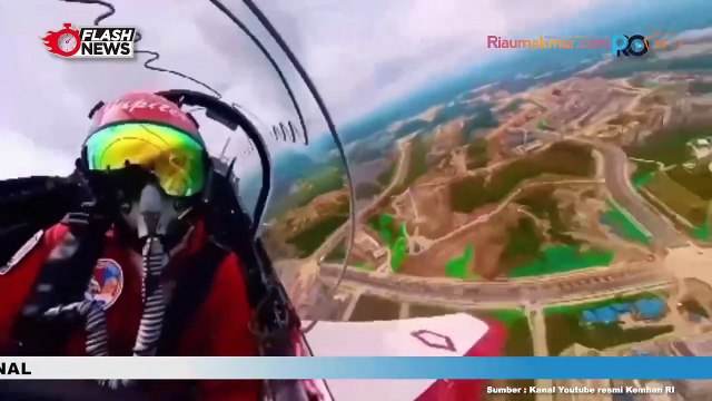 Kompilasi Demo Udara Jupiter Aerobatic Team di Langit IKN Rangkaian HUT RI