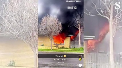 FRV and CFA attend Portland house fire