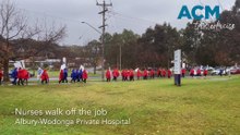 Albury-Wodonga Private Hospital nurses strike