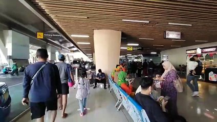 Umroh Congregation Atmosphere in Juanda Airport-East Java -Indonesia