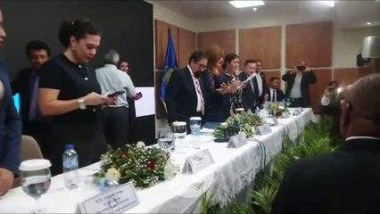 Apagón en el Senado de la República afecta juramentación de diputados del Parlacen