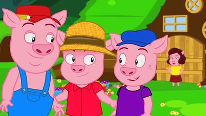 Les Trois Petits Cochons - dessin animé en français - Conte pour enfants avec le