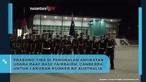 Kunjungan Kerja ke Australia: Prabowo Mendarat di RAAF Base Fairbairn