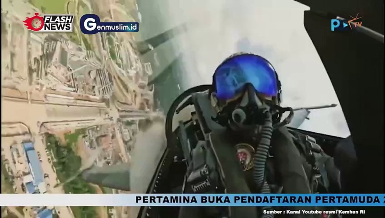Aksi Pesawat Tempur F-16 TNI AU Belah Langit IKN dalam Rangkaian HUT RI Ke-79
