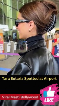 Sonam Kapoor and Tara Sutaria Spotted at Airport Viral Masti Bollywood