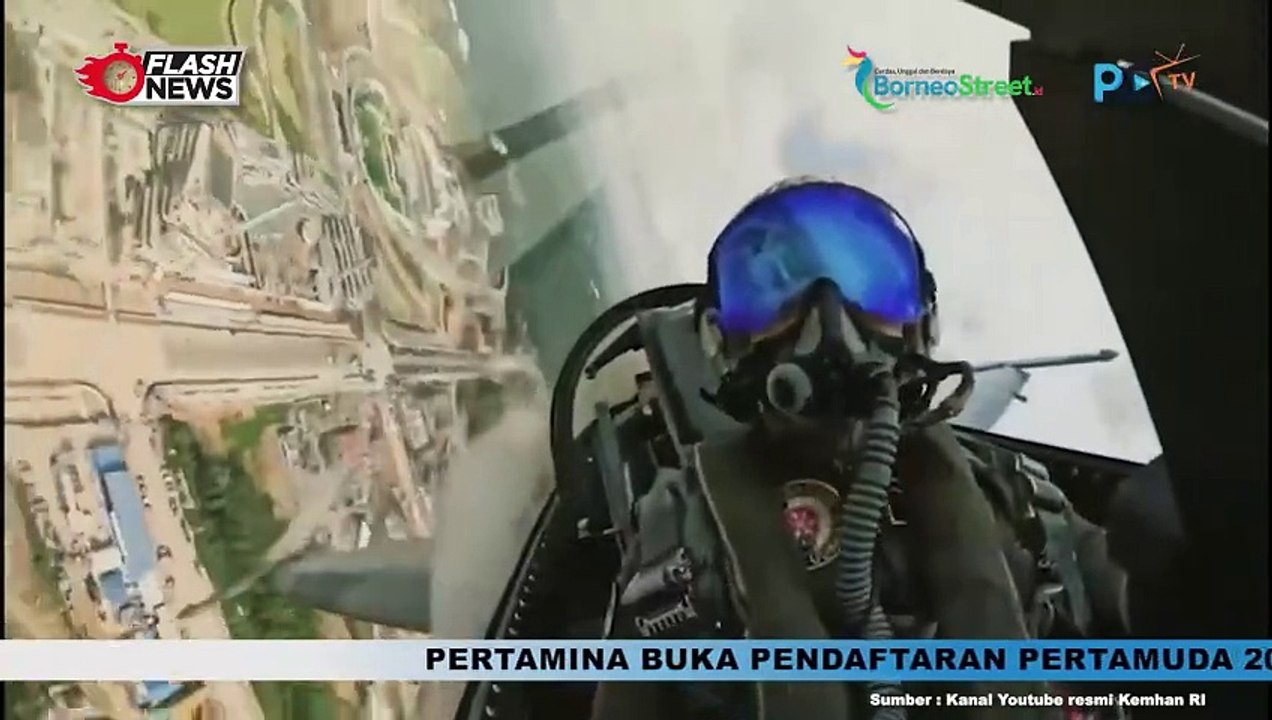 Aksi Pesawat Tempur F-16 TNI AU Belah Langit IKN dalam Rangkaian HUT RI ke-79
