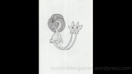Pokemon Pencil Sketch Video #38: Uxie (08-21-2024)