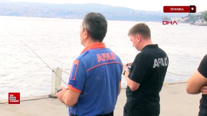 Sarıyer'de denizde kaybolan bir kişiyi arama çalışmaları sürüyor