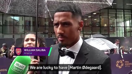 Arsenal lucky to have leader Odegaard - Saliba