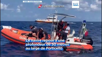 Italie : un robot sous-marin déployé pour retrouver les disparus après le naufrage d'un yacht