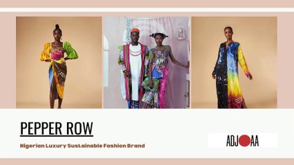 Celebrate African Artistry with Pepper Row on ADJOAA