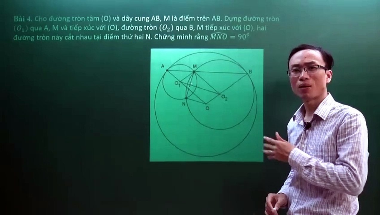 34. Bài 07. Hai đường tròn tiếp xúc. (Luyện thi vào 10 Chuyên Toán CT1 ) - HOCMAI 2024-05-20 08_07