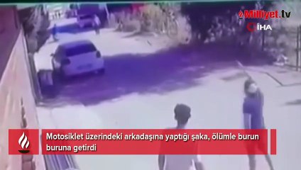 Yaptığı şaka ölümle burun buruna getirdi
