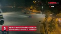 Attığı drift pahalıya patladı!