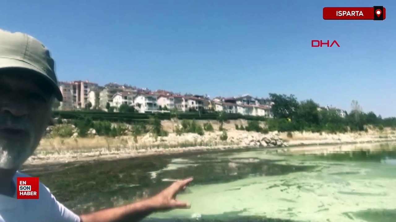 Isparta Eğirdir Gölü'nde müsilaj da başladı