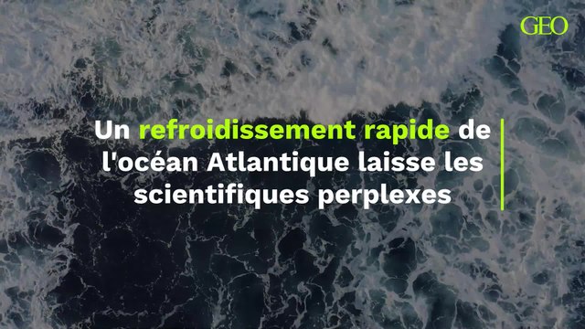 Un refroidissement rapide de l'océan Atlantique laisse les scientifiques perplexes