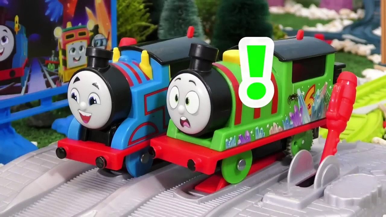 Lots of Thomas Trains working together in these fun Toy Train Stories