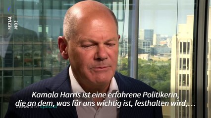 Scholz: Harris wäre eine "sehr gute" US-Präsidentin