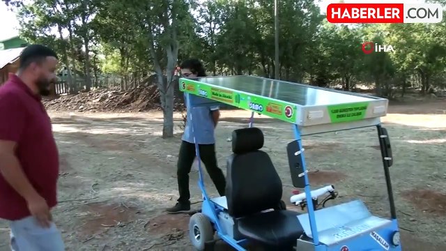 15 yaşındaki genç güneş enerjisi paneliyle çalışan 65 kilometre menzilli araç yaptı