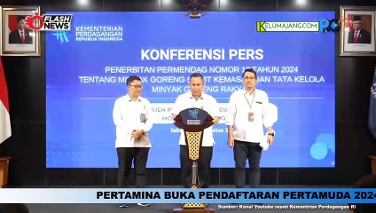 Kemendag RI Gelar Konferensi Pers Penerbitan Permendag NO 16  Tahun 2024 Tentang Minyak Goreng Sawit dan Tata kelola Minyak Goreng Rakyat