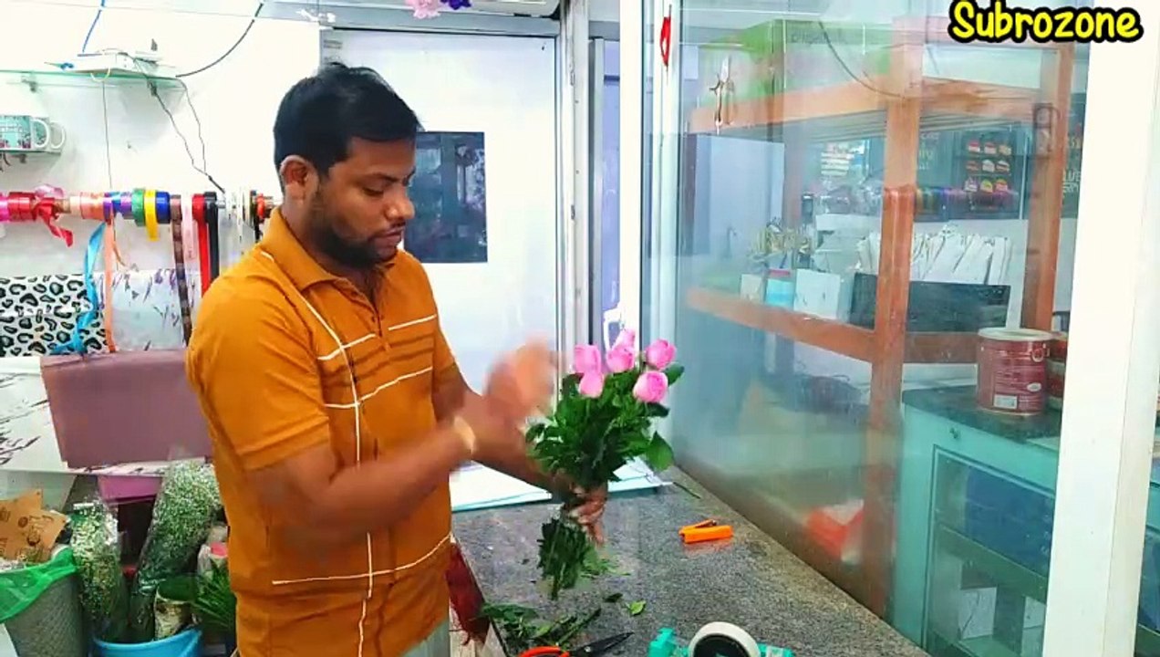 How to Wrap a Beautiful Flower Bouquet as a Gift (2024) | Subrata Parali