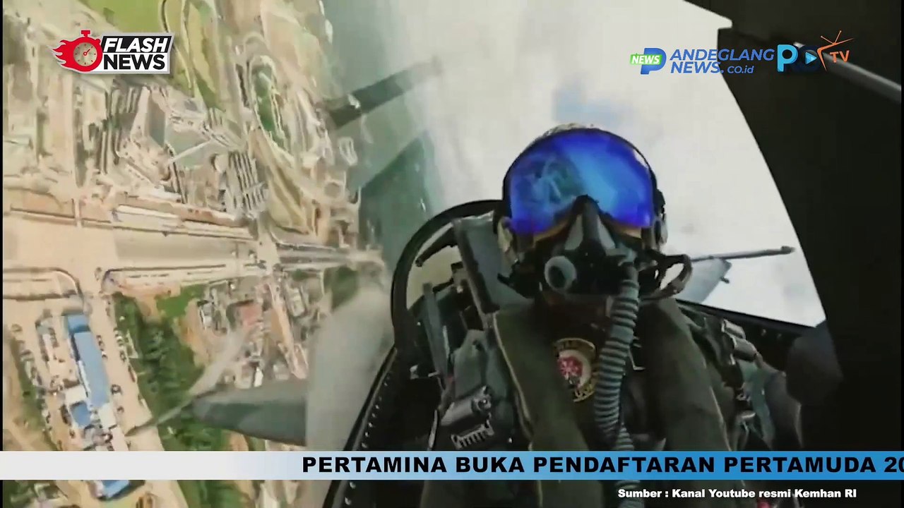 AKSI PESAWAT TEMPUR F-16 TNI AU BELAH LANGIT IKN DALAM RANGKAIAN HUT RI KE-79