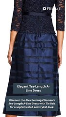 Women's Tea-Length A-Line Dress