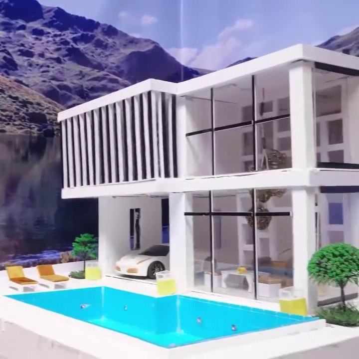 Incredible mini house construction