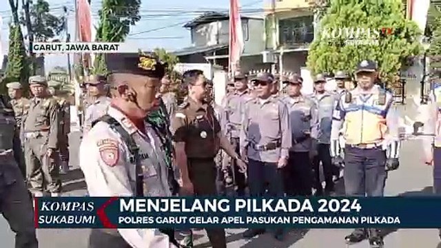Polres Garut Gelar Apel Pasukan Pengamanan Pilkada