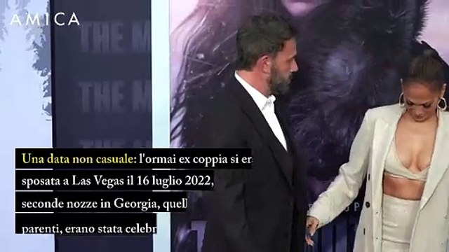Bennifer, ultimo atto: JLo chiede il divorzio da Ben Affleck nel giorno dell'anniversario