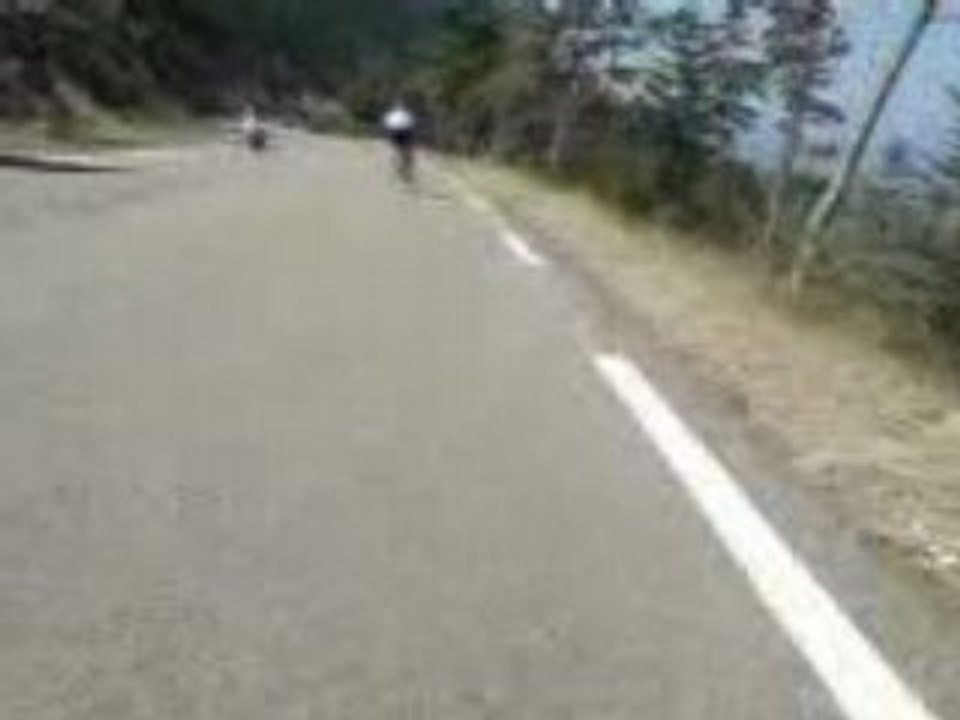 Descente Mt Ventoux chute