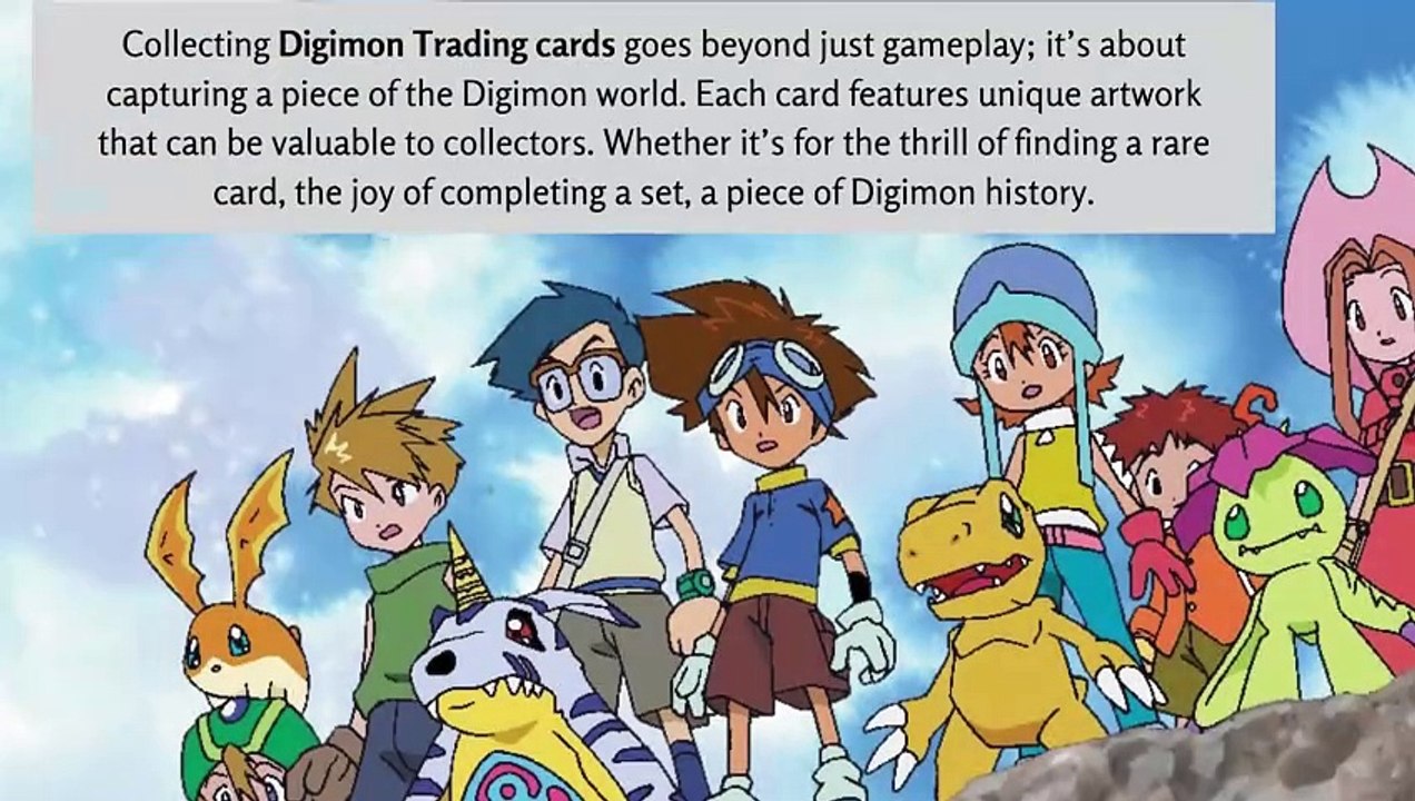 Why Collect Digimon Trading Cards?