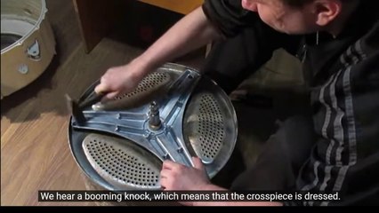 How to change the crosspiece on an LG washing machine. Washing machine repair.